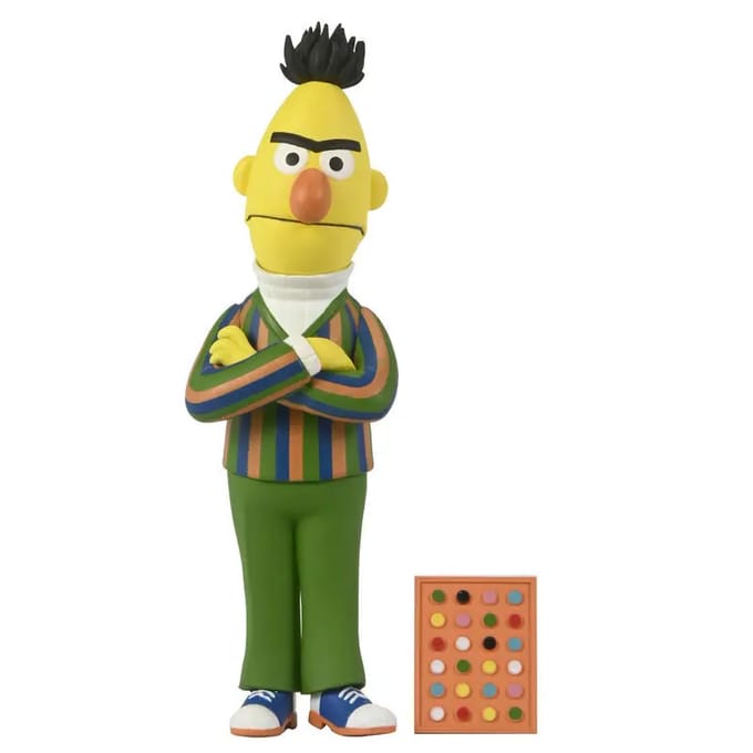 NECA Sesame Street Toony Classics Action Figure Bert 15 cm Action Figuur