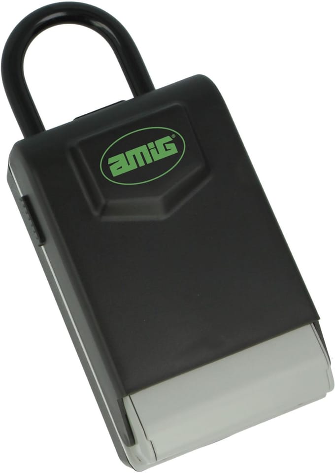 Sleutelkluis met Code Buiten 16 Sleutels - AMIG Staal Waterdicht LED Beugel