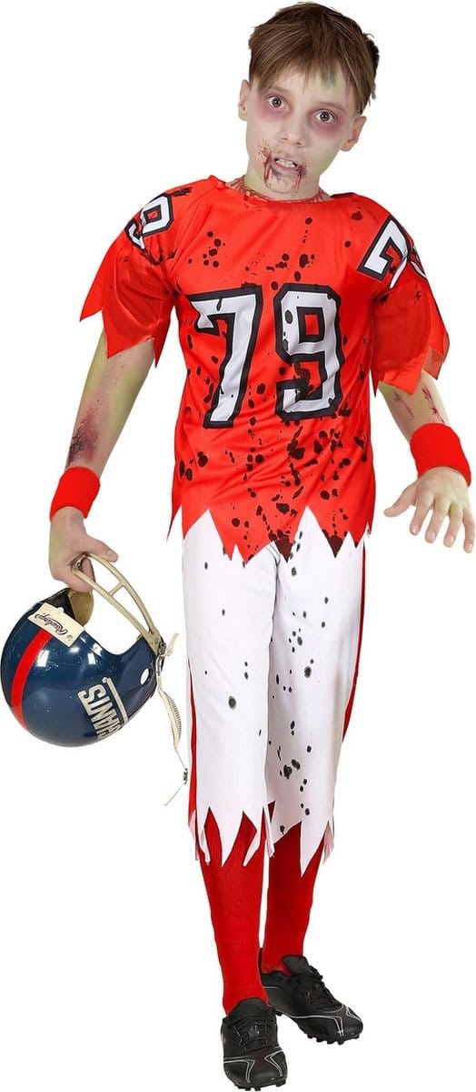 Zombie football kostuum kinderen