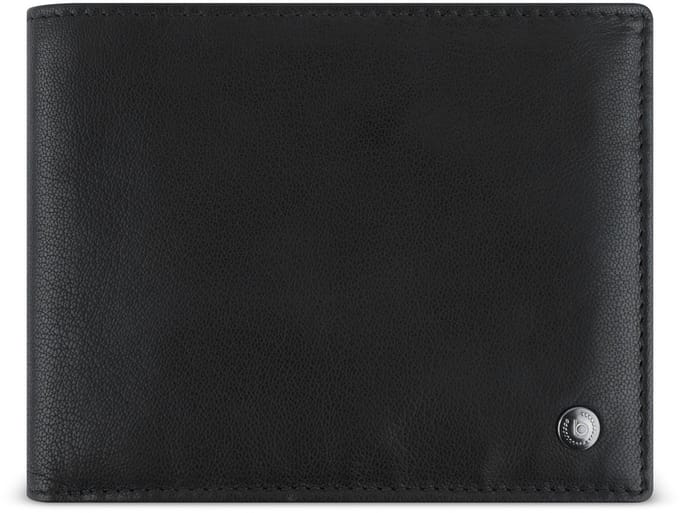 bugatti portemonnee Black Magic Wallet Black zwart