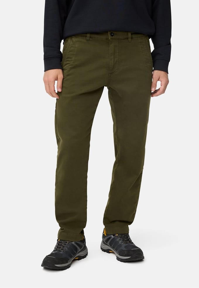 camel active fleXXXactive® chino regular fit gemaakt van katoenmix - Maat menswear-31/32 - Bosgroen