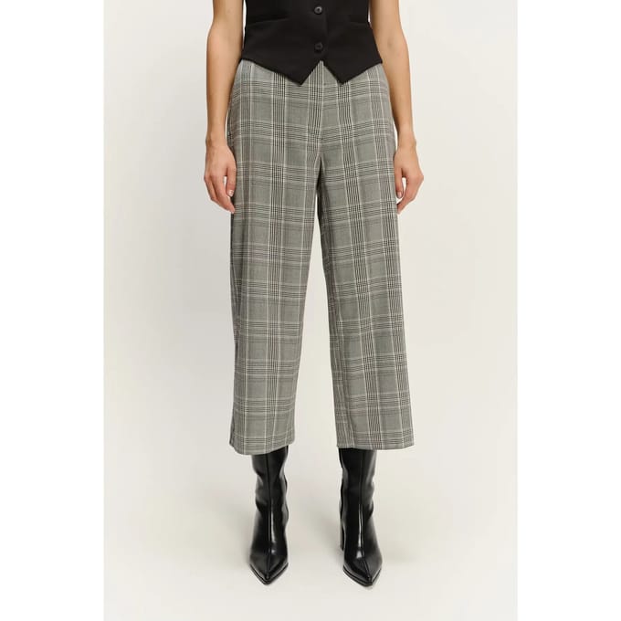 Vrouwen brede geruite broek Greenpoint