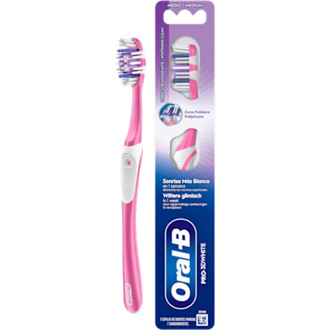 Oral B Hand tandenborstel Pro 3D white 1 Stuks