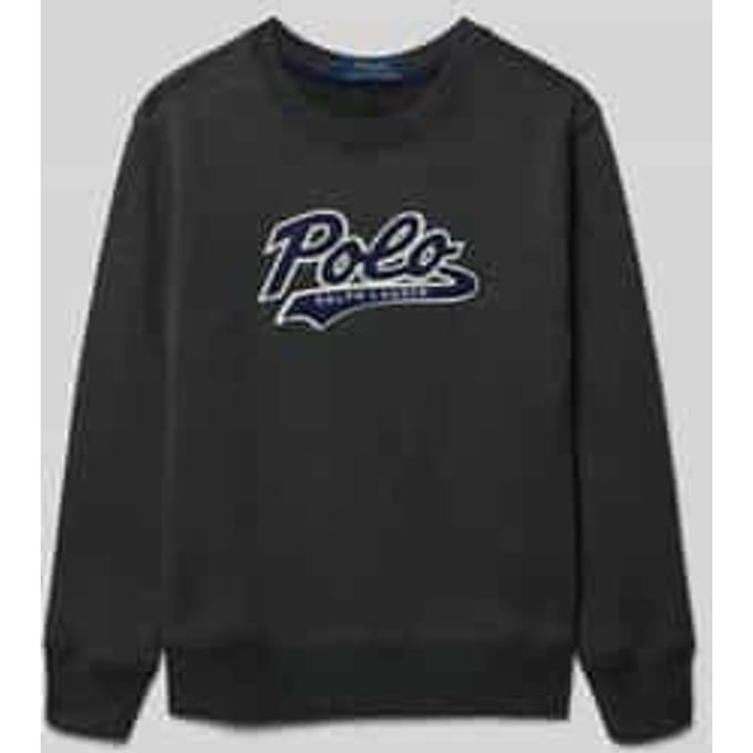 Sweatshirt met labelstitching