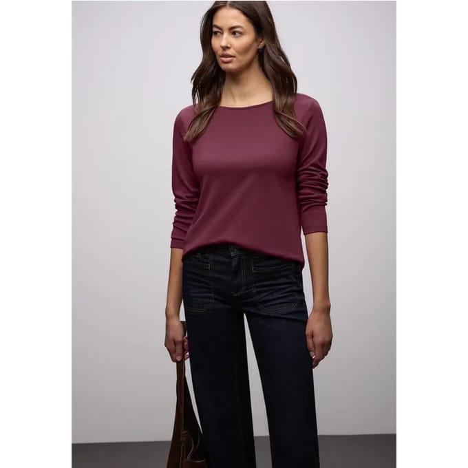 Shirt in effen kleur