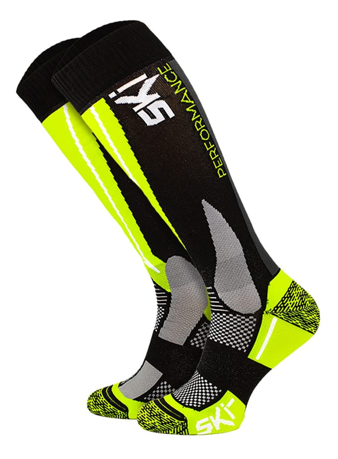Technische Skisokken | COMODO | High-Performance Knie Hoge Snowboardsokken | Heren & Dames - Groen