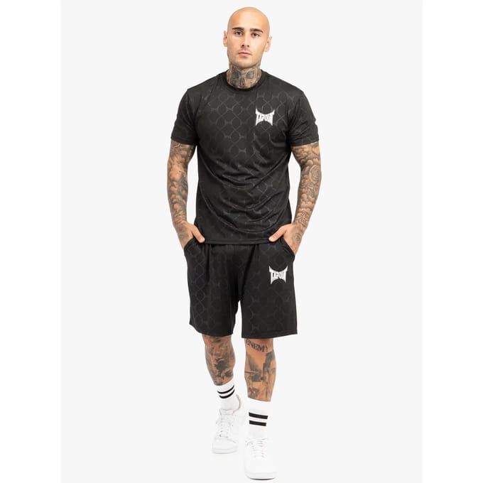 Tapout Philios T-shirt- en shorts-set voor heren, normale pasvorm