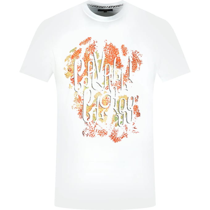 Cavalli Class Vet Logo Witte T-Shirt