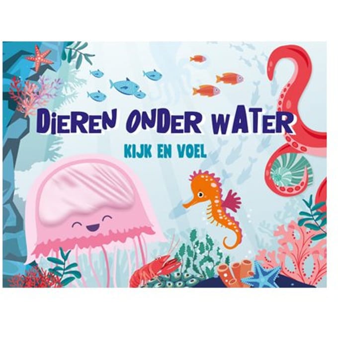 Dieren onder water - kijk en voel Kartonboekjes