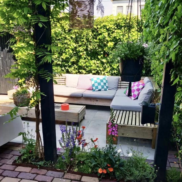 Gek op kussens! Sierkussen checker roze | 45 x 45 cm | katoen/polyester