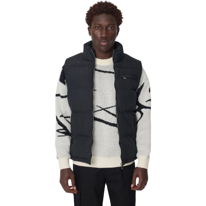 Puffer Body Warmer - Midnight Black