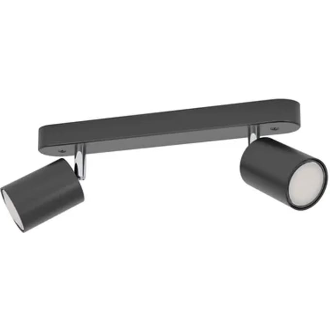 EGLO Reciso-E Spot - Plafondspot - GU10 - 30 cm - Zwart