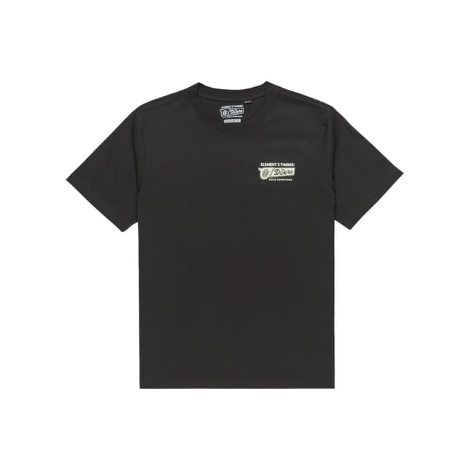 Element Timber Icon T-shirt Met Korte Mouwen Zwart S Man