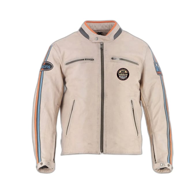 Helstons Ace 10 Years Leren Jas Beige - Jas