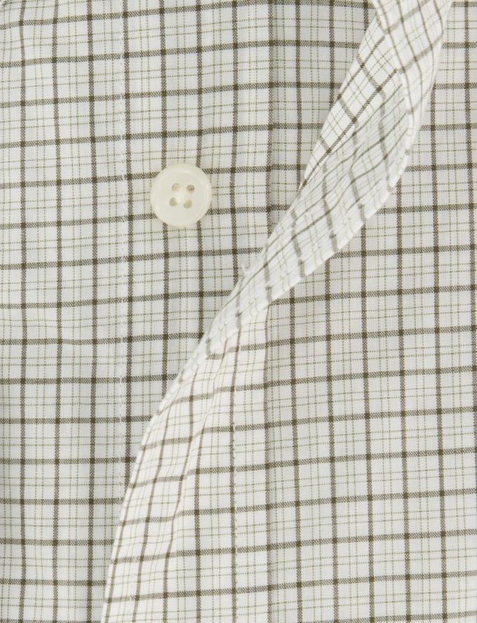 Casual overhemd Gant Regular Fit groen button-down boord
