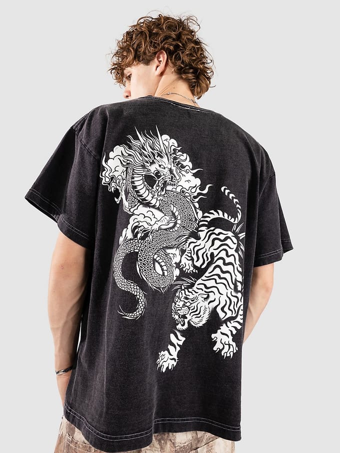 Ninth Hall Fated Rivalry Boxy T-Shirt zwart