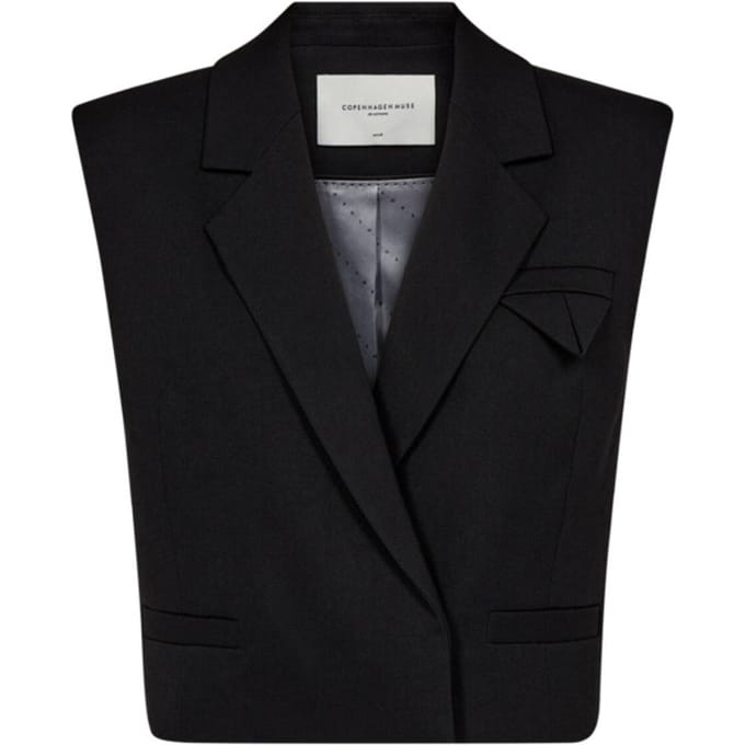 Copenhagen Muse Cmtailor-short Waiscoat Blazers Dames - Zwart - Maat S