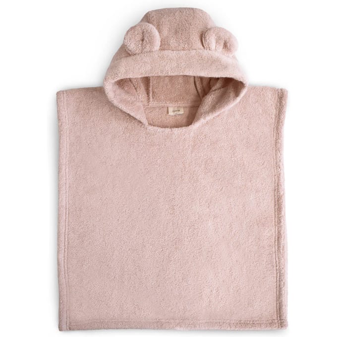 Mushie Poncho Handdoek Beer Blush 1-3 jaar
