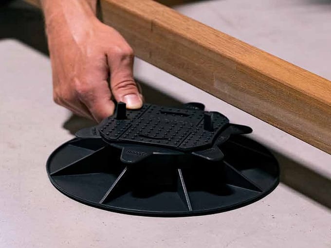 HAPAX - Atlas verstelbare terrasdrager 50x90mm - 10 stuks