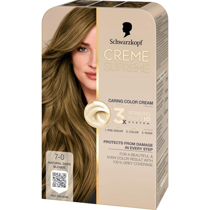 Schwarzkopf Creme Supreme 7-0 Natural Dark Blonde 1 st