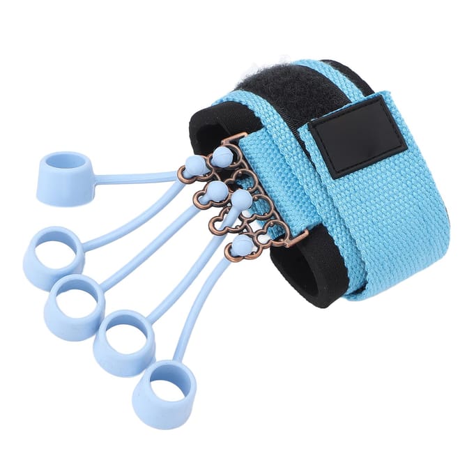 Vingeroefenaar Silicone Verstelbare Polsband Handknijper Versterker voor Oefentraining 40 lbs