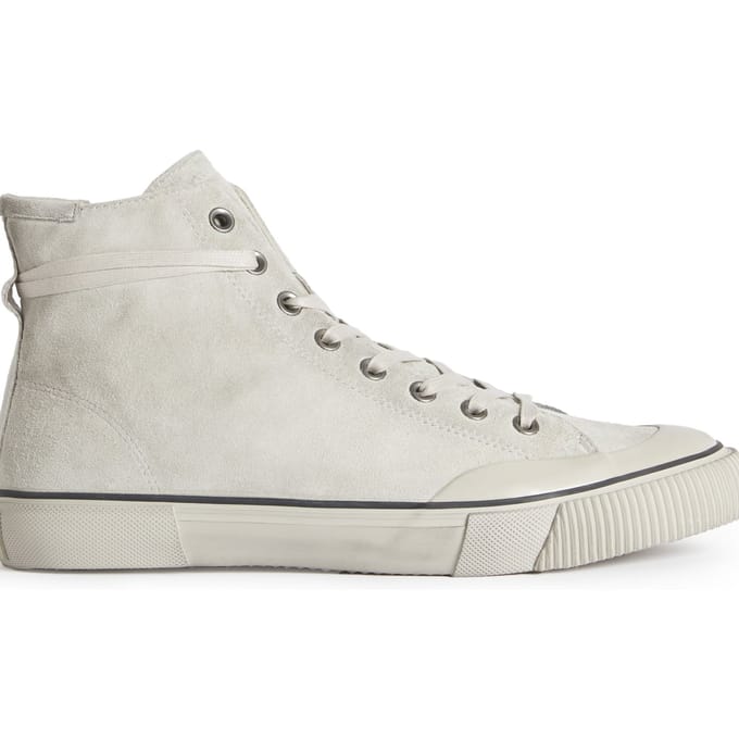 AllSaints Dumont High Top Chalk White Taglia: 45 | Sneakers Outlet | Uomo | Bianco