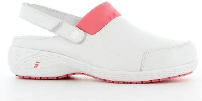 Safety Jogger Oxypas Klomp SHEILA OB –  Slipvast SRC – Antistatisch - ESD - Fuchsia, Maat 42