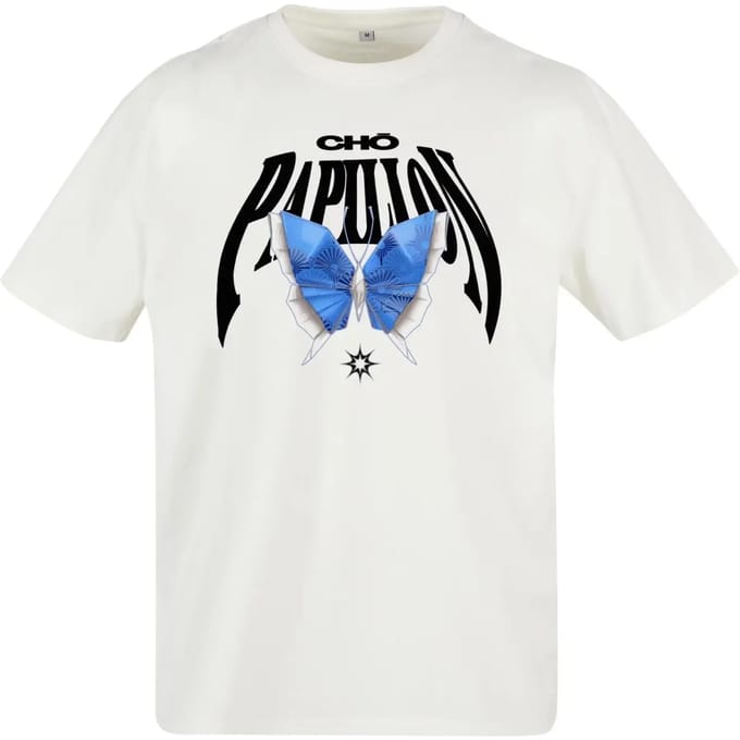 T-shirt met motiefprint, model 'ORIGAMI'