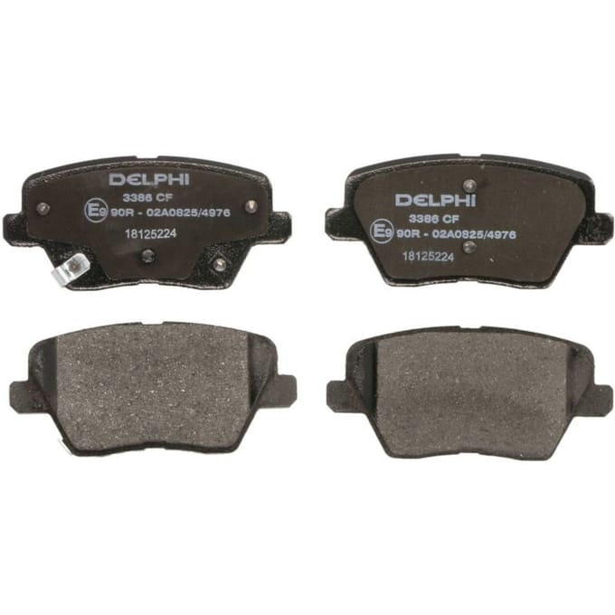 Remblokset DELPHI LP3386, achter