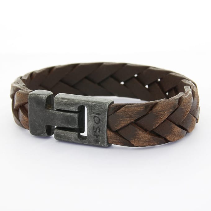 Josh-24903-Armband-Bruin-Heren-21,5cm