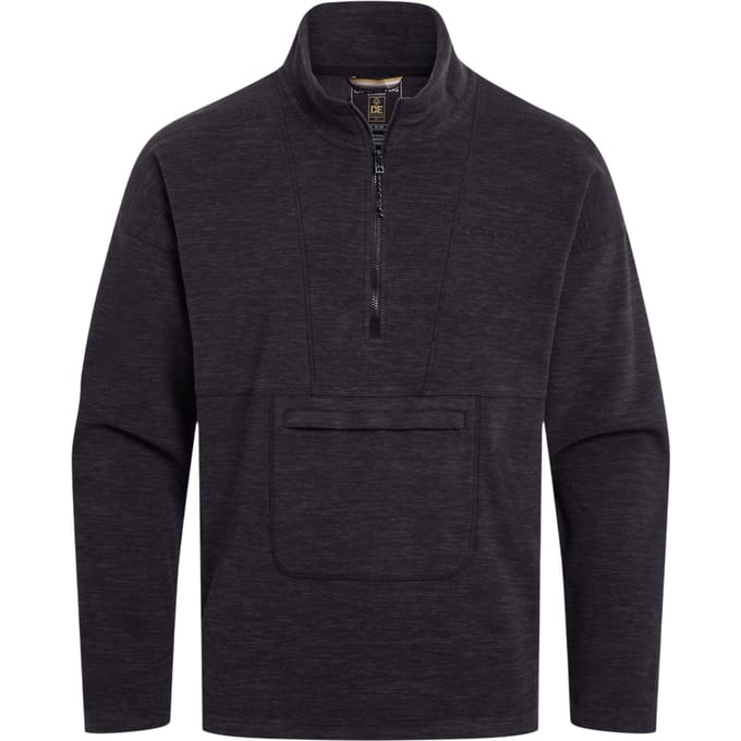 Craghoppers Heren Esk II Half Zip Fleece Top (Zwart)