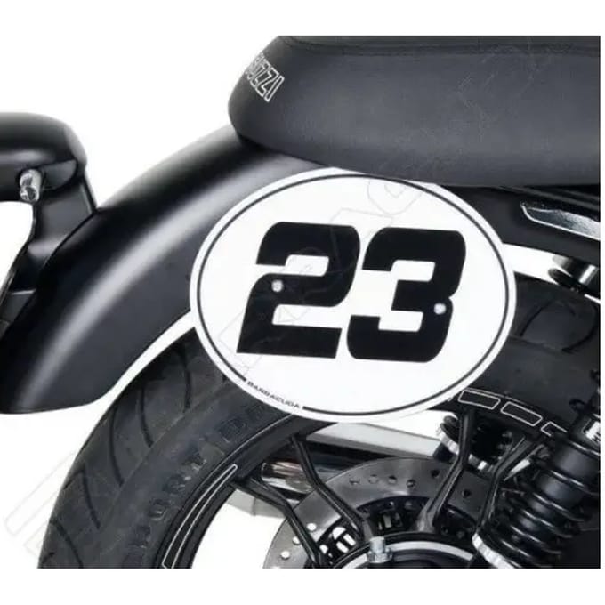 Paar nummerplaathouders voor motorfietsen Barracuda V7 II Moto Guzzi