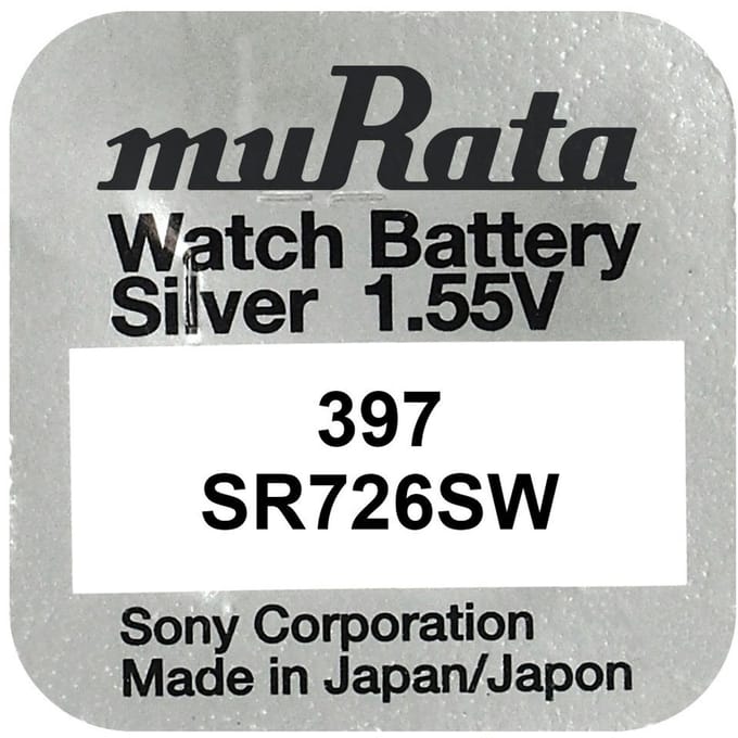 SR726SW  Horloge batterij 397 Murata