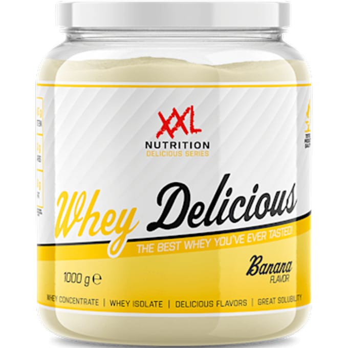 XXL Nutrition - Whey Delicious - Banaan - Eiwitpoeder - 1000 g