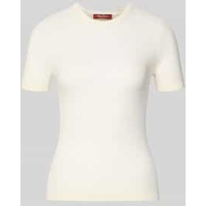 Regular fit gebreid shirt van mix van zijde en wol model 'MSTLEPRE'