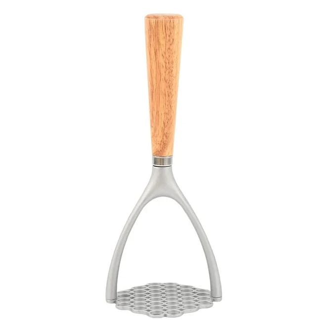 Handmatige aardappelstamper, vlees- en aardappelpers, garde, voedselsnijder, crusher, keukengadgets, multifunctionele knoflookstamper beige