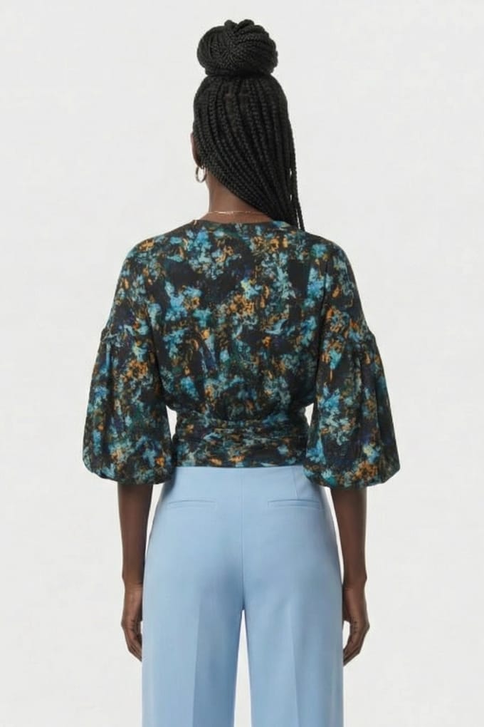 IRO Paris Danna Top Multico Blue Taglia: 36 | Magliette intime Outlet | Donna | Blu