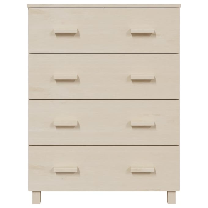 vidaXL - Dressoir - HAMAR - 79x40x103,5 - cm - massief - grenenhout - honingbruin
