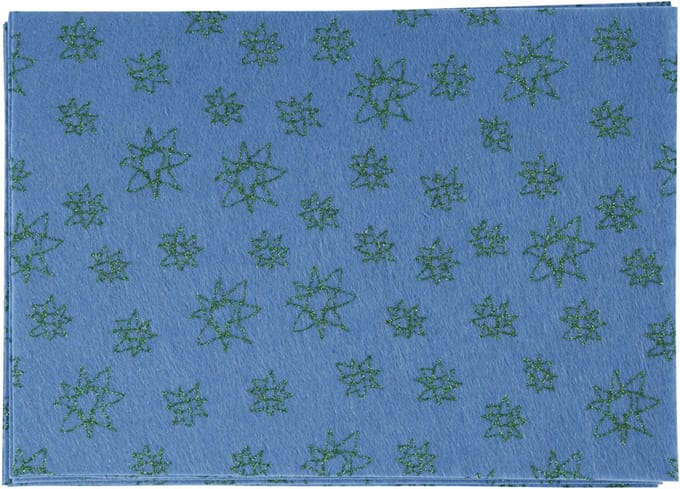 Hobbyvilt, A4, vel 210x297 mm, dikte 1,5-2 mm, blauw, 10 vel | Hobby vilt