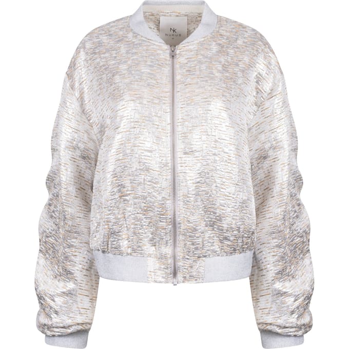 Nukus Babette Bomber  Zilver Nks13096