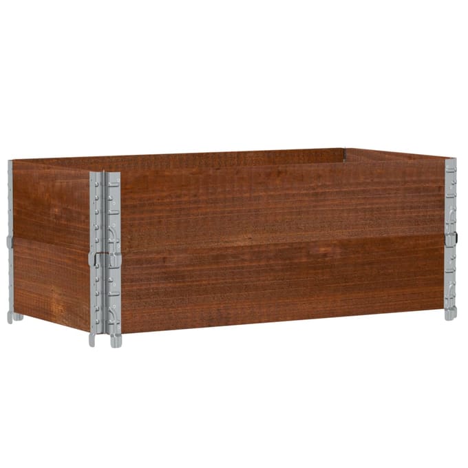 vidaXL - Plantenbak - 100x50 - cm - massief - grenenhout - bruin