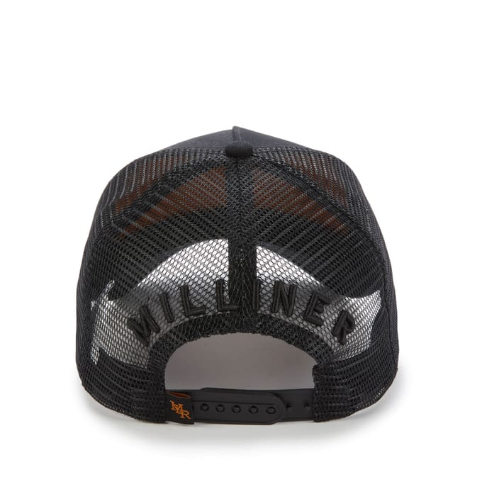 Milliner Made Trucker Cap - Black