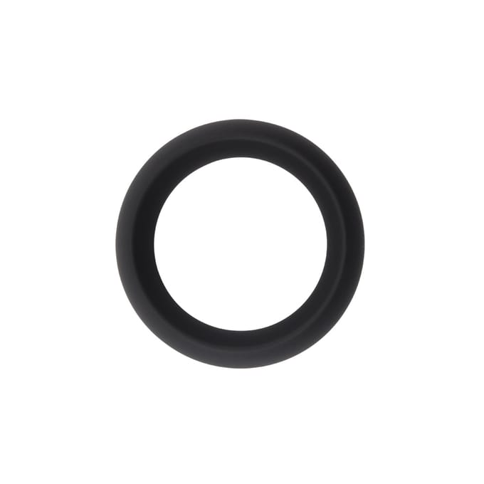 GK Power - Infinity Siliconen Cockring - M - Diameter 42 mm - Zwart