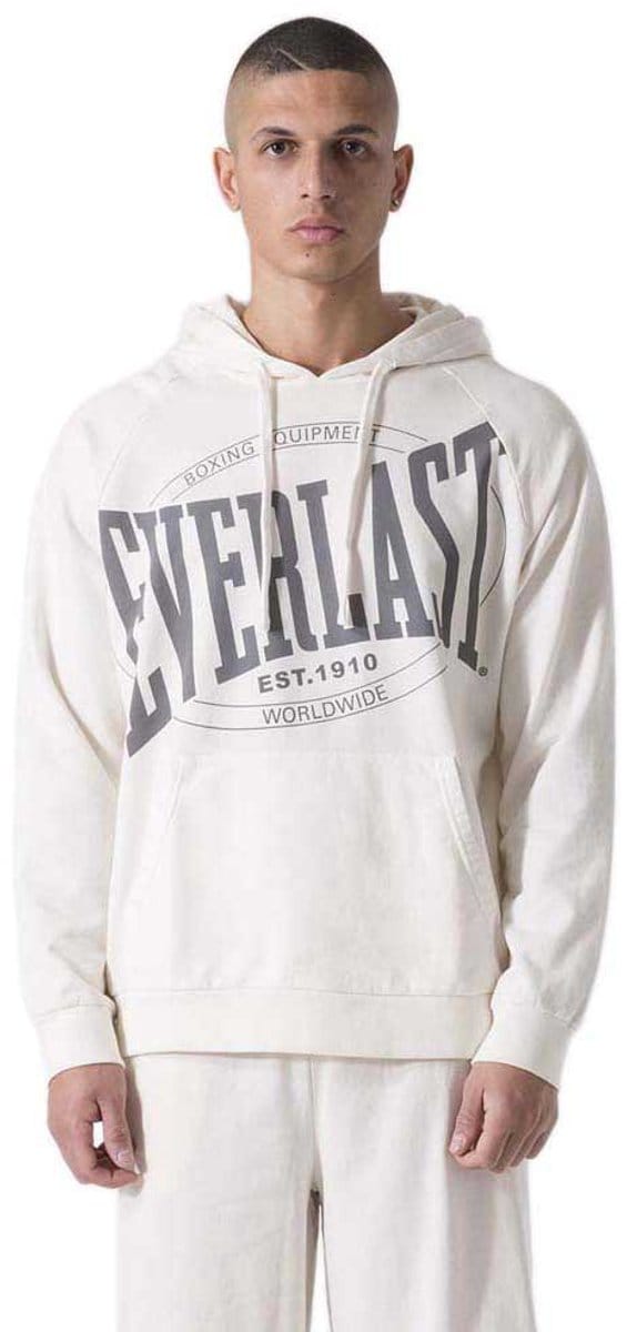 Everlast Washed Hoodie Wit XL Man