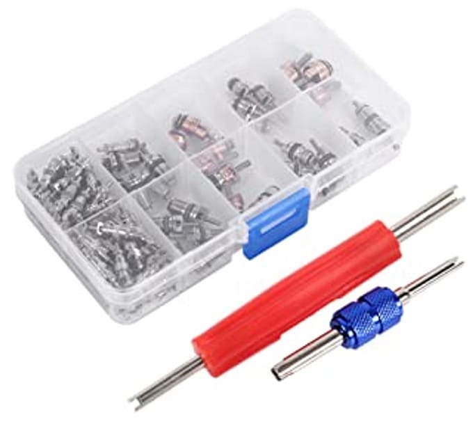 Assortiment 102-delige Ventiel Core Tool Kit voor A/C Koeling en Onderhoud