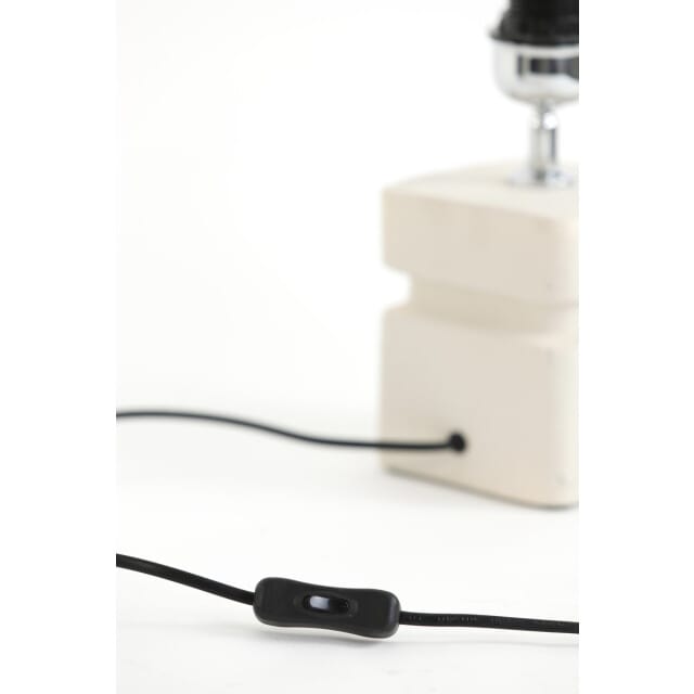 Light & Living - Lampvoet AMTA - Ø12.5x24.5cm - Wit