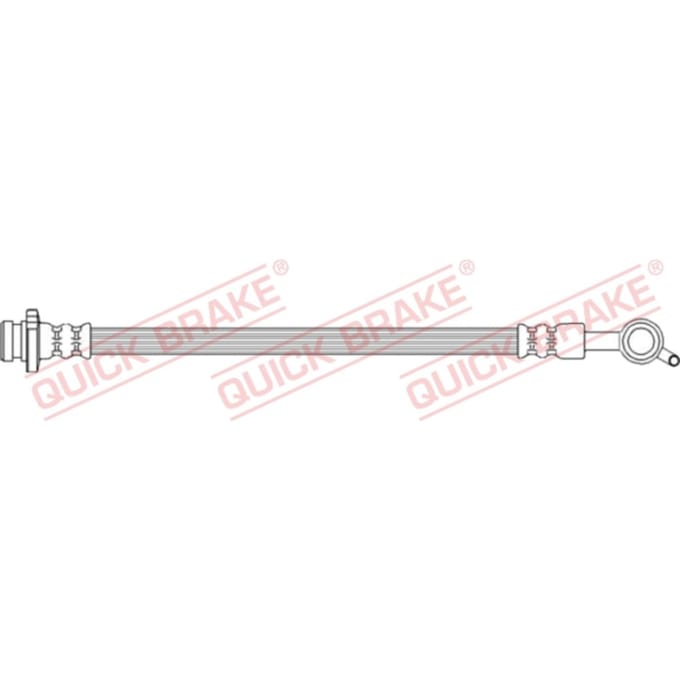 Remleiding QUICK BRAKE 58.022, Rechts