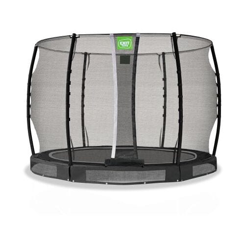 EXIT Allure Classic Trampoline ø305cm - Inground - Ingraaftrampoline - Rond - Voor Kinderen - Zwart