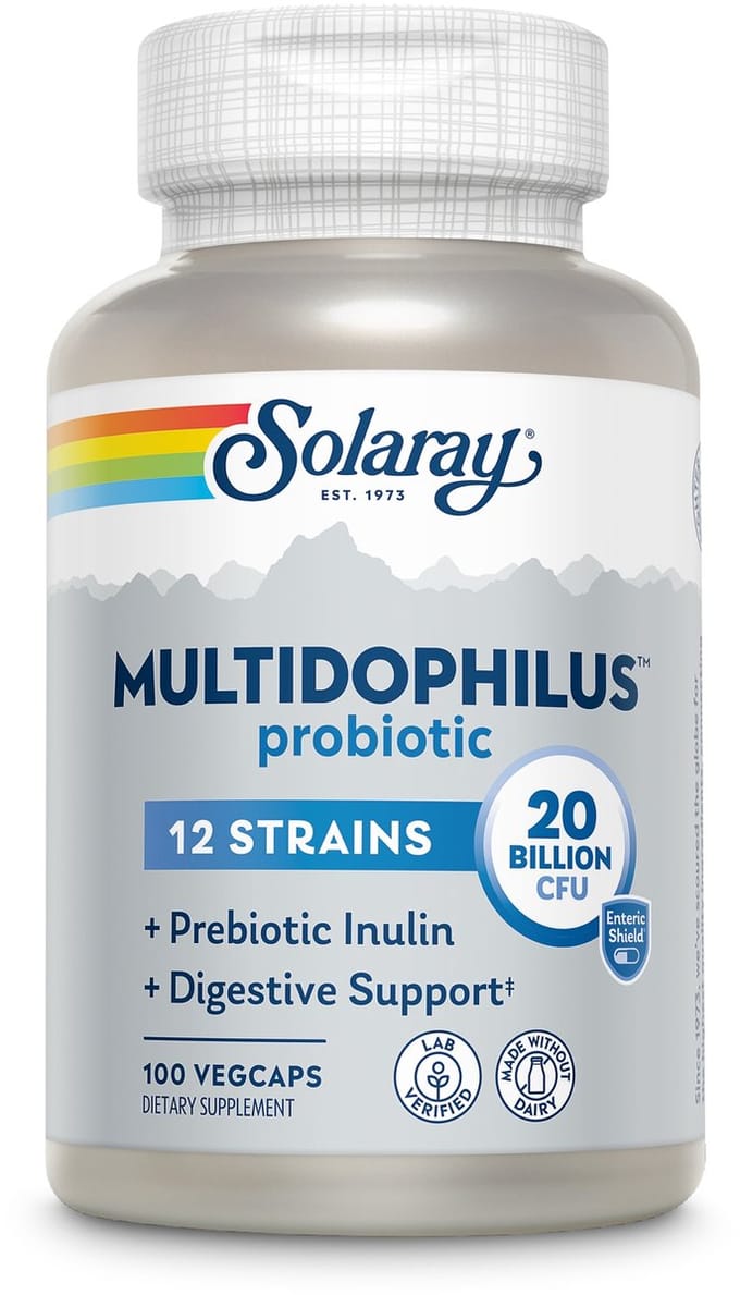 Solaray Multidophilus 12 Zuurstabiel - 100 vegacapsules