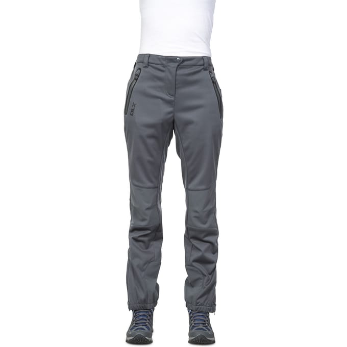 Trespass Dames/dames Sola Softshell Outdoor Broek (Koolstof)